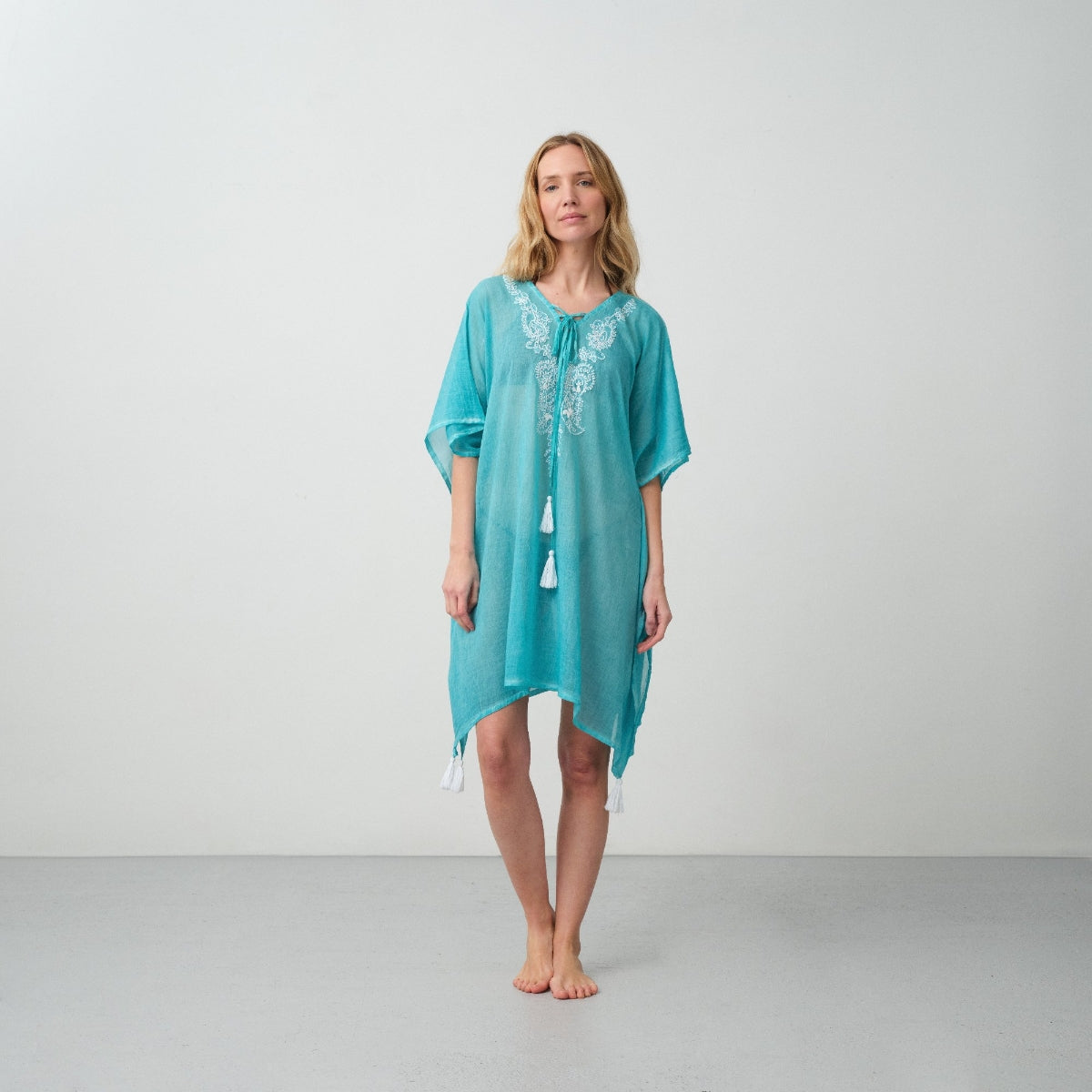 CLOE-TUNIC-A AZUL TURQUESA-0