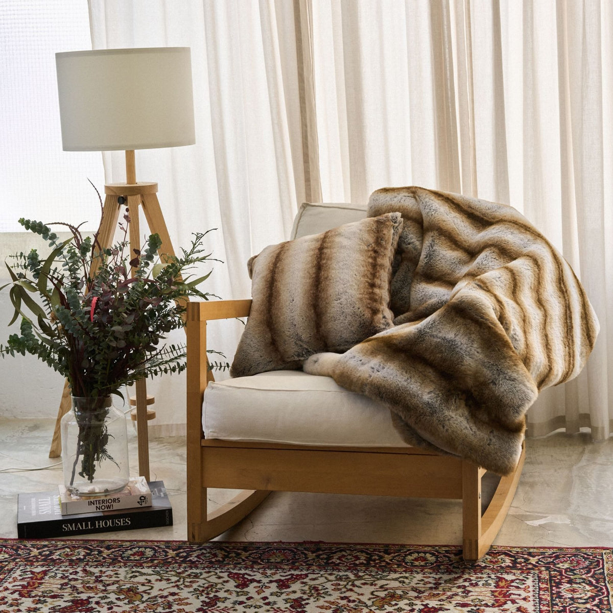 BEARSKIN-PLAID-A MARRON-0