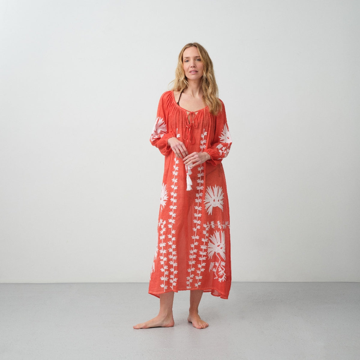 FEZ-TUNIC-A CORAL-0